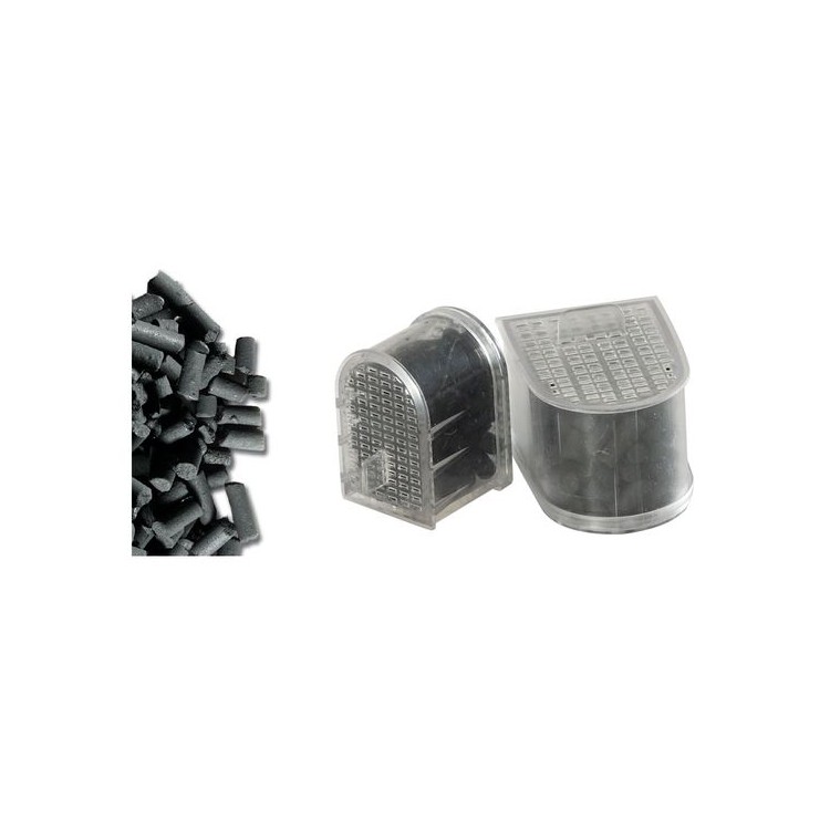 Materiale filtrante cartuccia carbone Diamante per Cobra Filter 130/175 Duetto 50/100/150 2 pz
